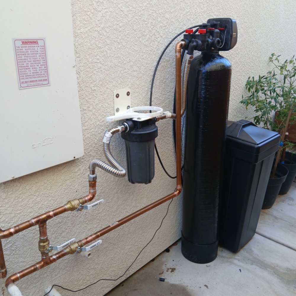 Los Banos ranch home tames its well water — install photo